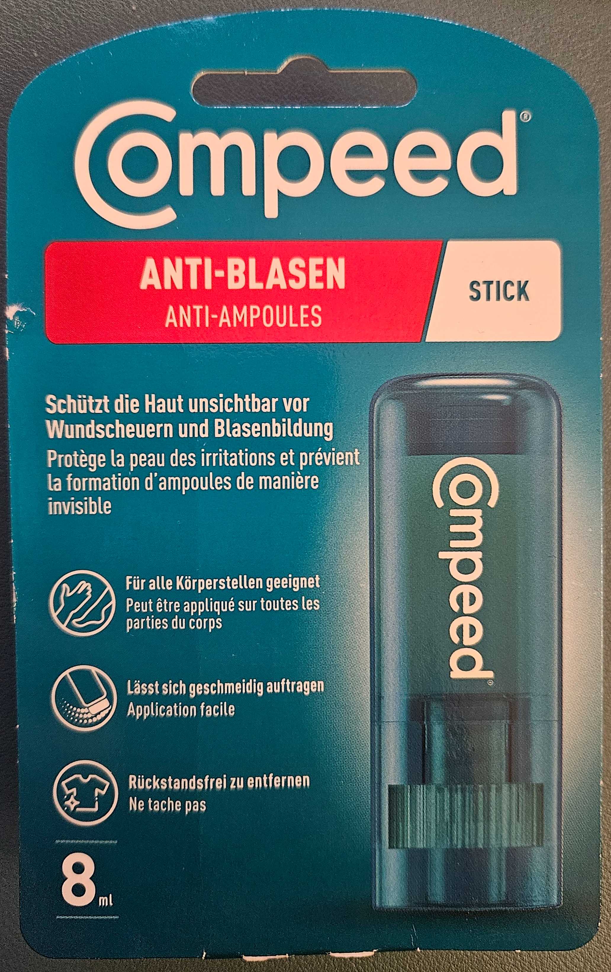 Anti-Blasen Stick