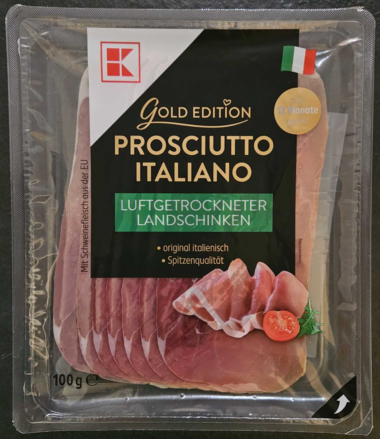 Prosciutto Italiano Luftgetrockneter Landschinken