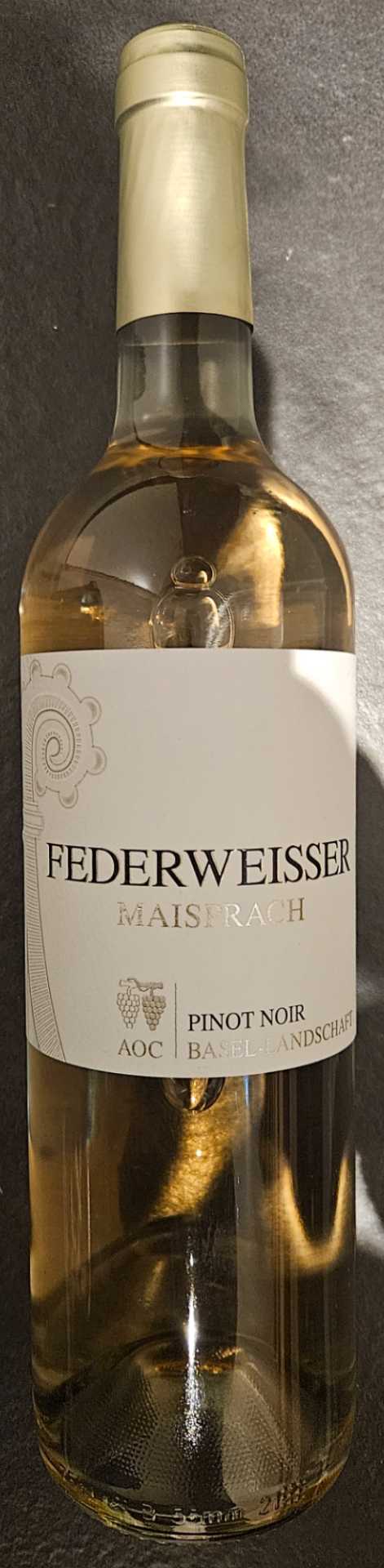 Federweisser Maisprach Pinot Noir Basel-Landschaft 2024 12,5% Vol.