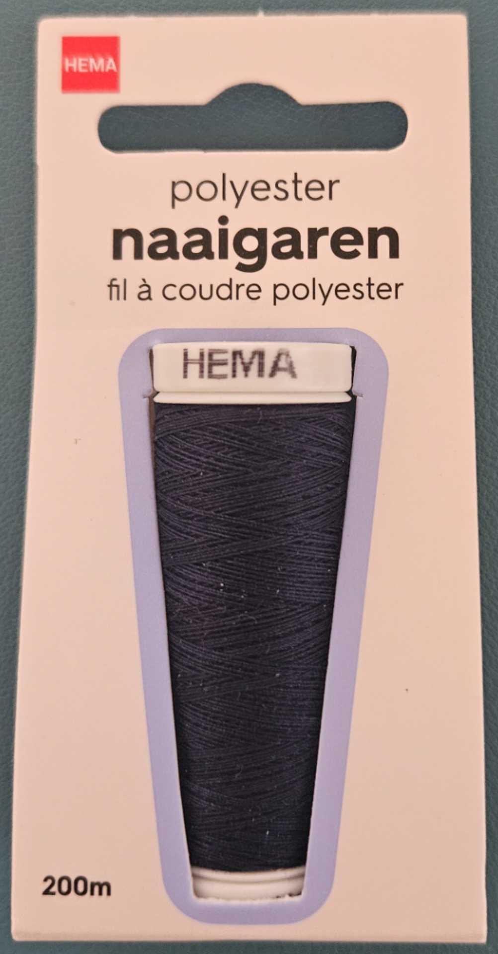 Maschinennähgarn, dunkelblau - Hema