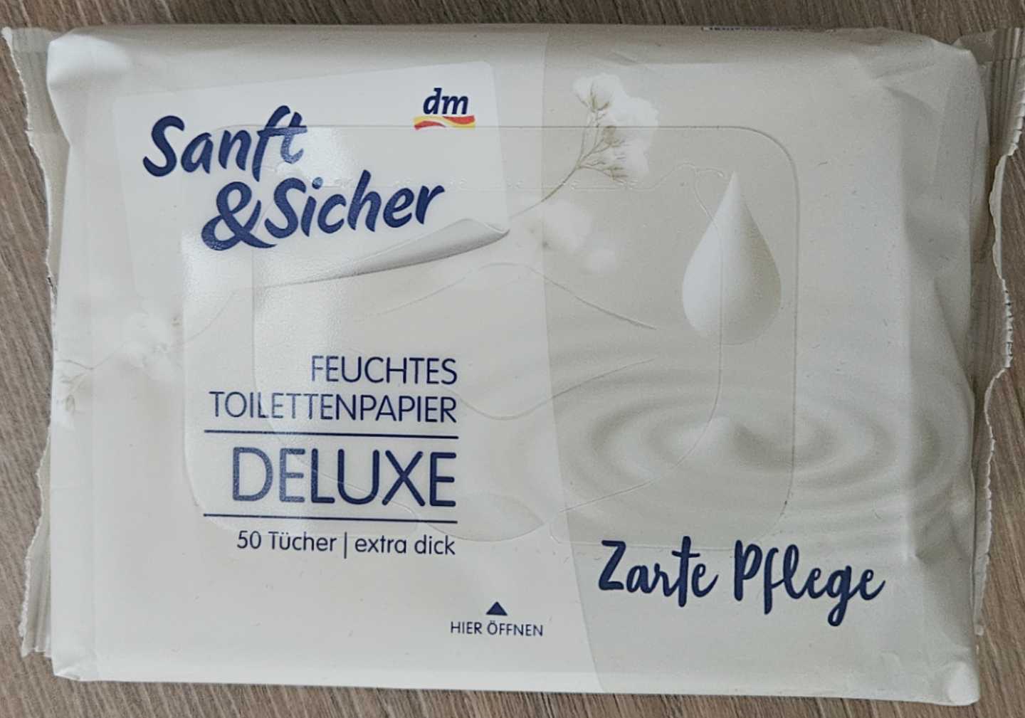Feichtes Toilettenpapier Zarte Pflege