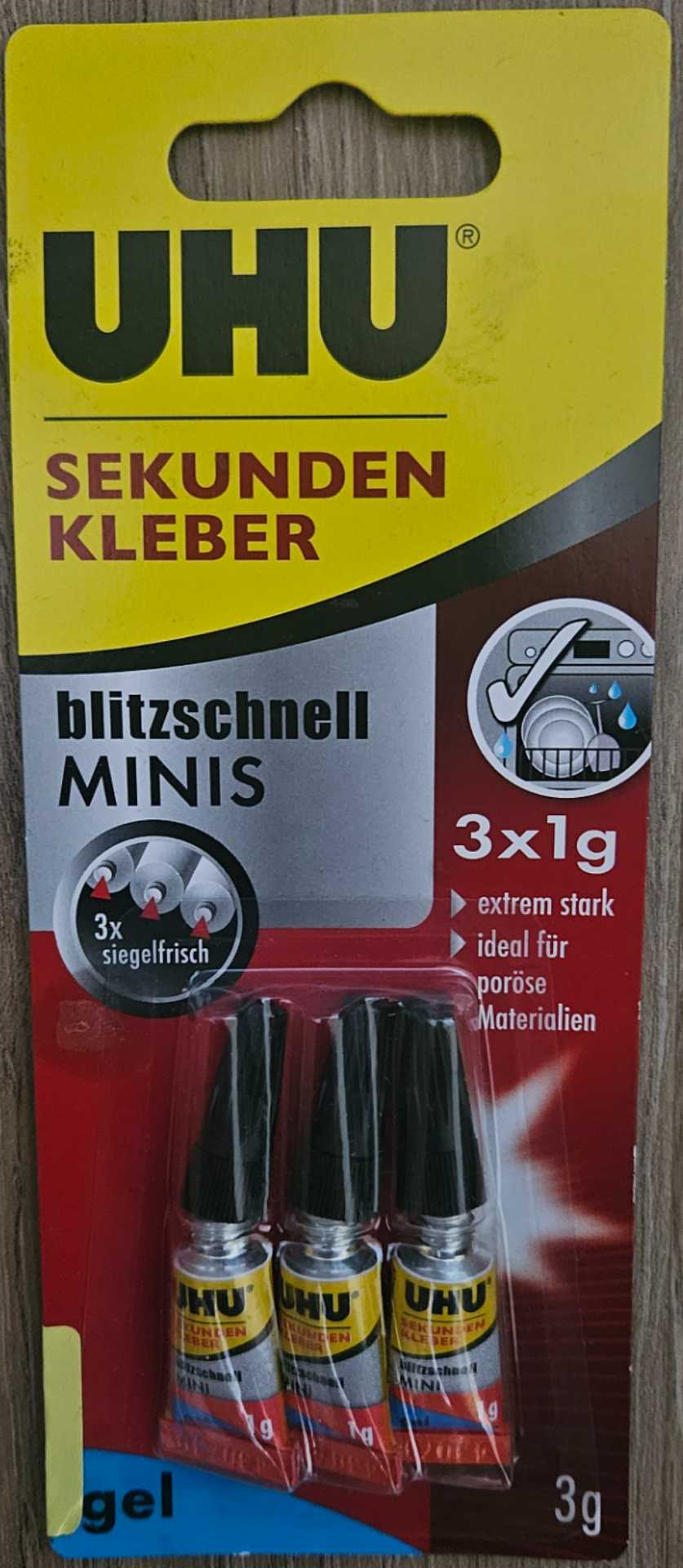 Sekundenkleber blitzschnell Minis