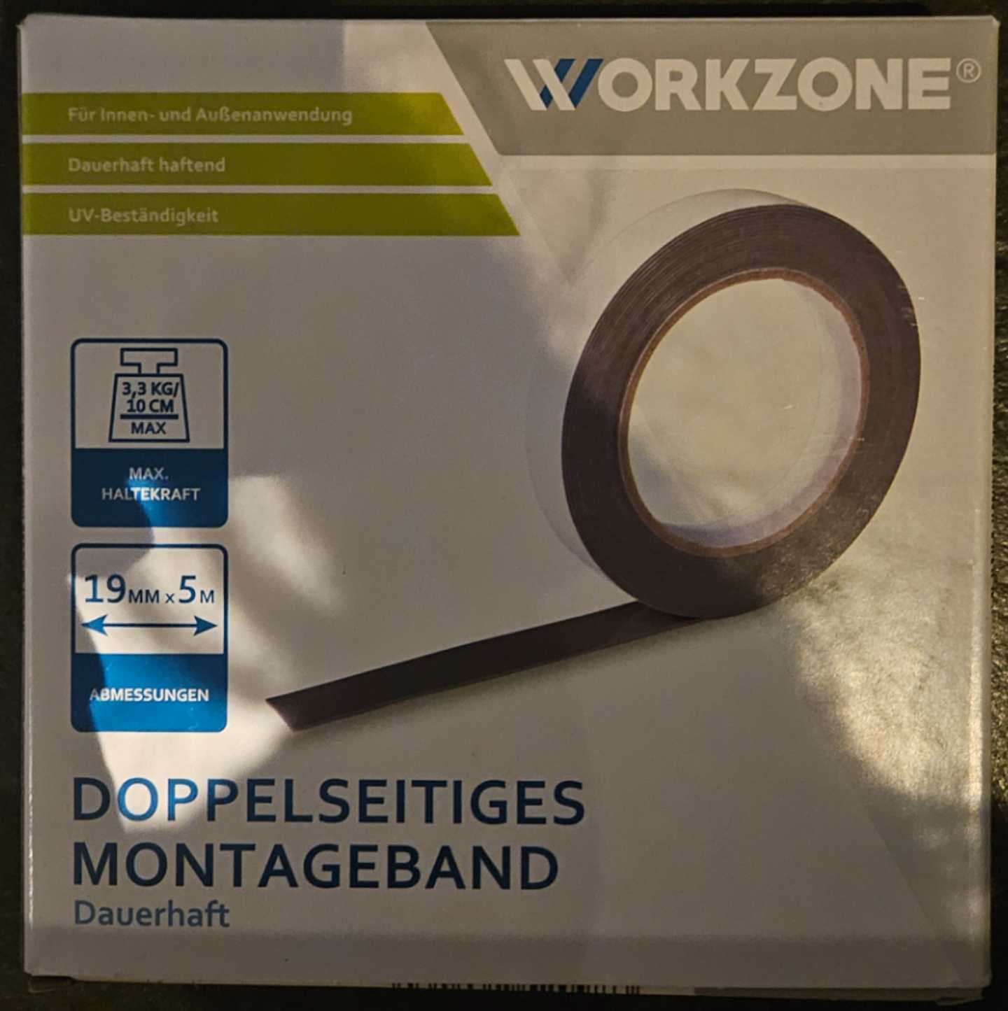 Doppelseitiges Montageband - Workzone