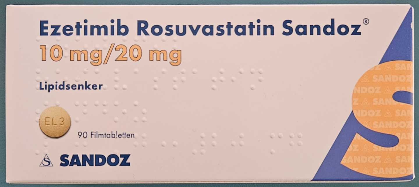 Ezetimib Rosuvastatin Sandoz 10 mg/20 mg - Sandoz