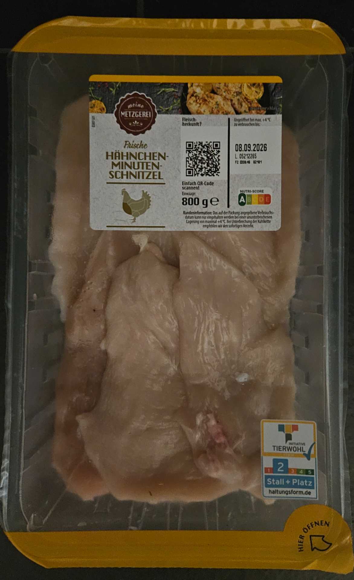 Frische Hähnchen-Minutenschnitzel XXL - Meine Metzgerei