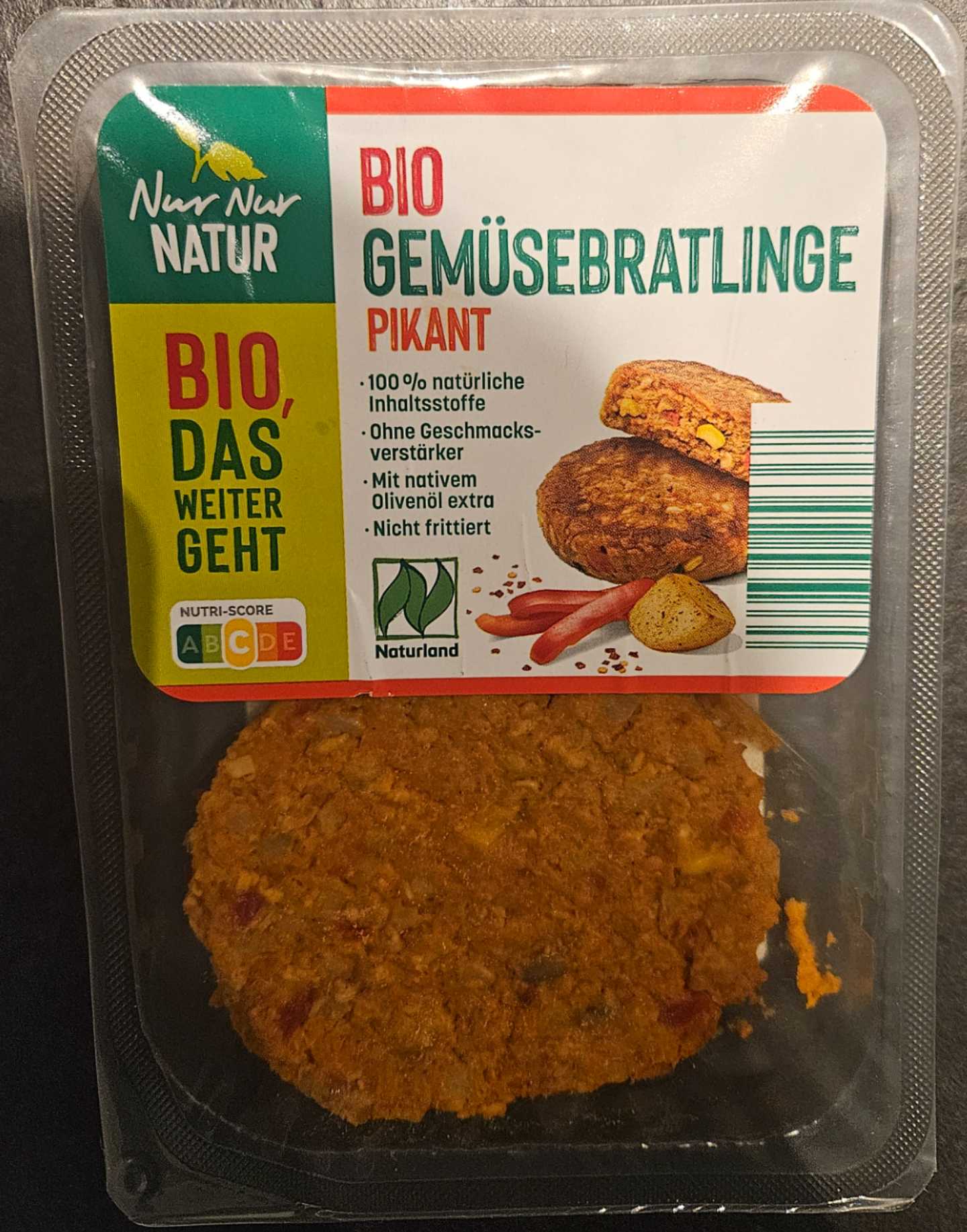 Bio Gemüsebratlinge Pikant