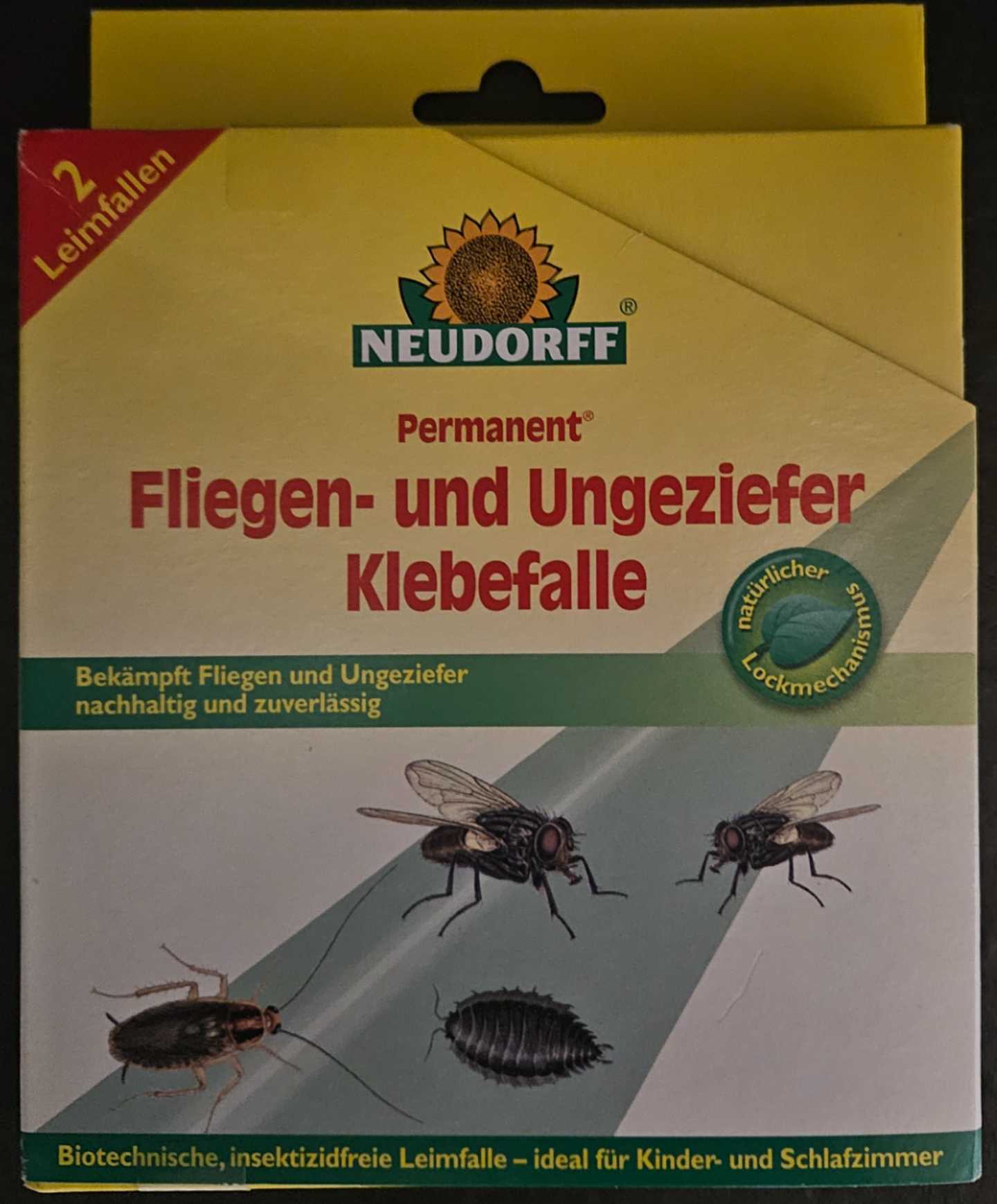 Permanent Fliegen- und Ungeziefer Klebefalle
