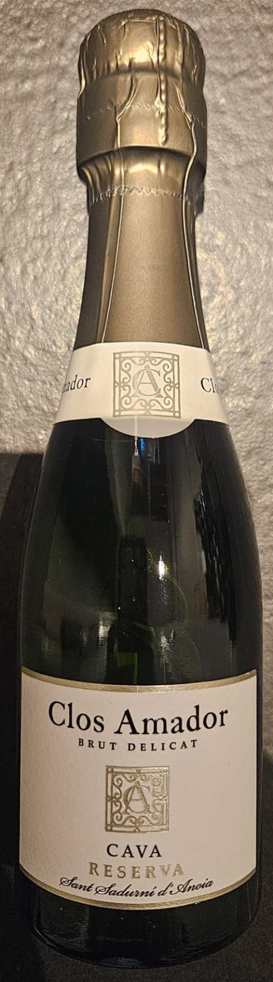 Cava Reserva Brut Delicat 2023 11,5% Vol. - Clos Amador