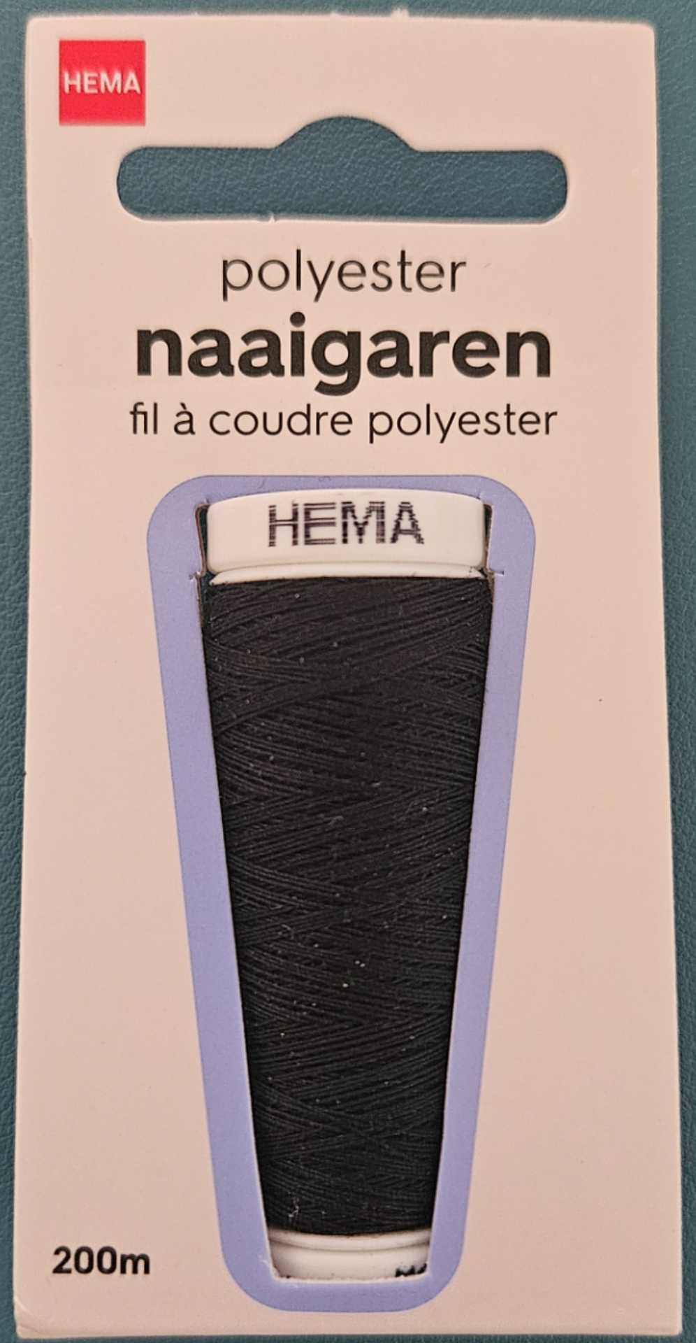Maschinennähgarn, schwarz - Hema