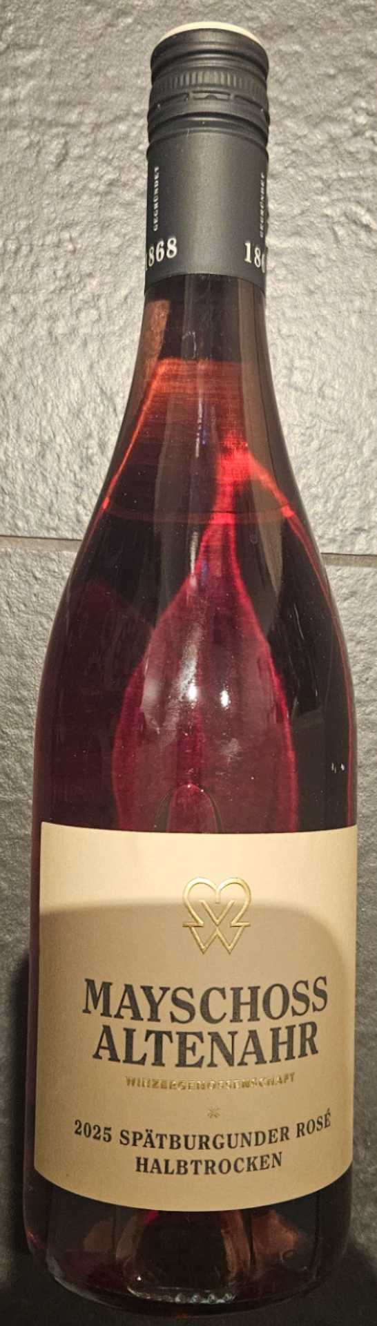 Spätburgunder Rosé 2025 halbtrocken 12% Vol.