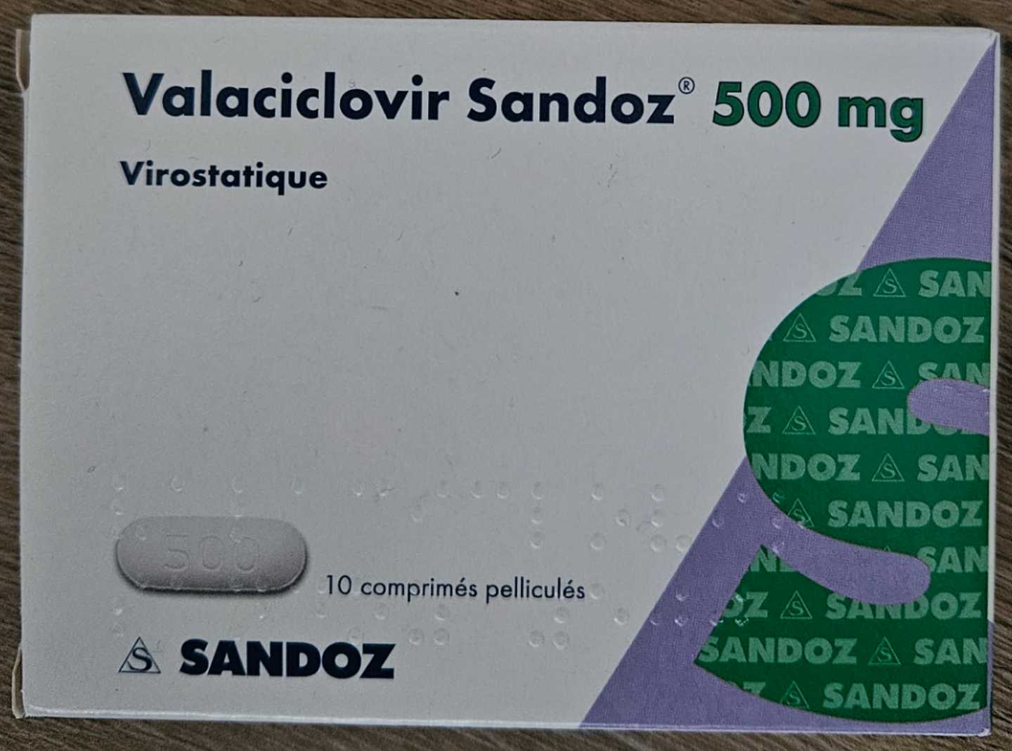 Valaciclovir Sandoz (500 mg) - Sandoz