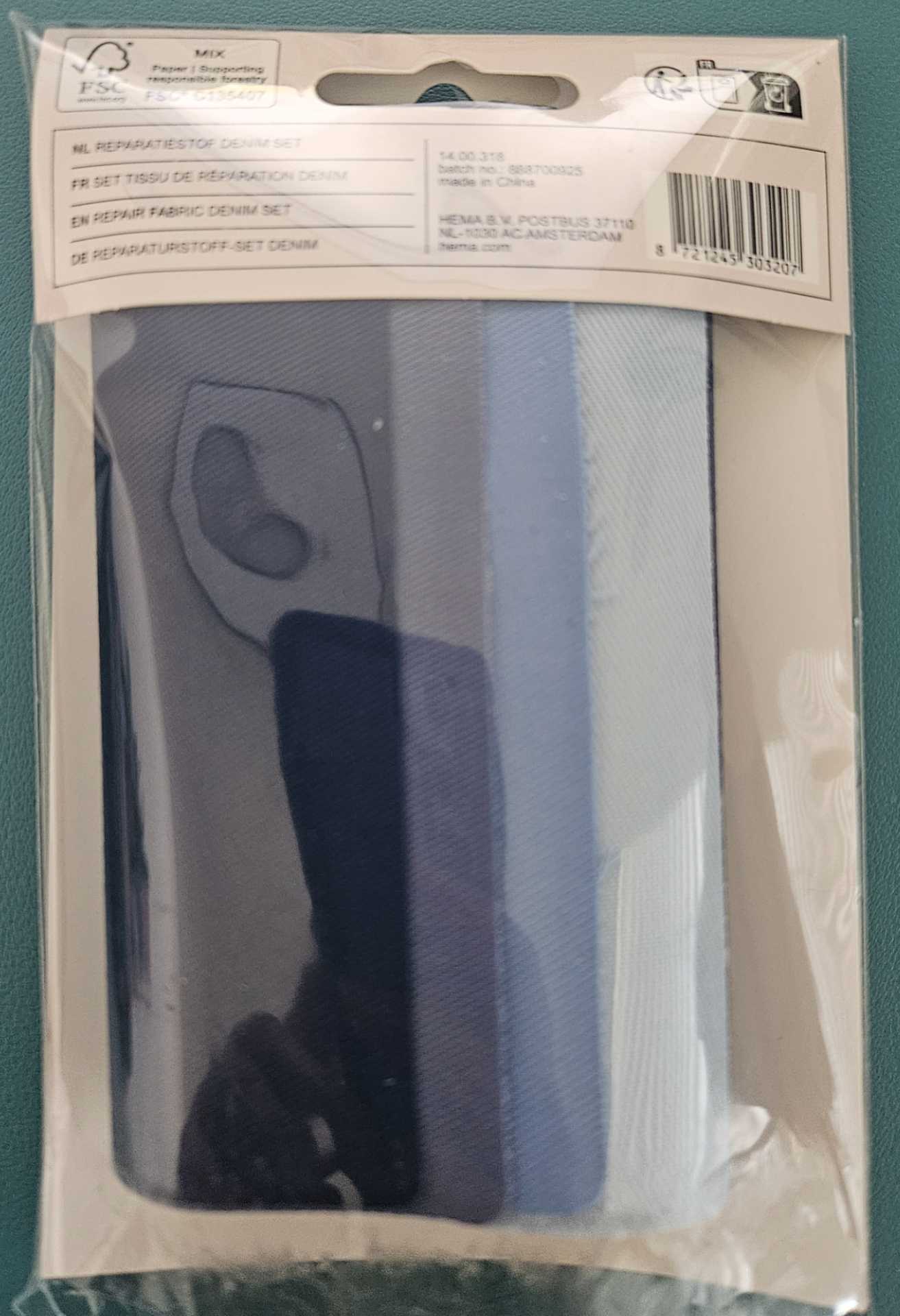 Reparaturstoff-Set Denim - Hema
