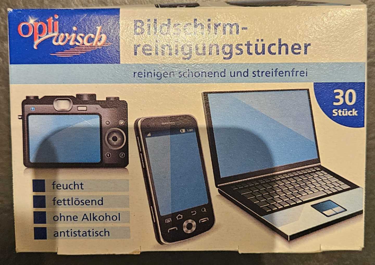 Bildschirmreinigungstücher - Optiwisch