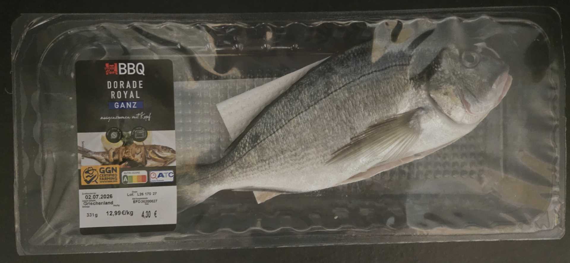 Dorade Royal ganz