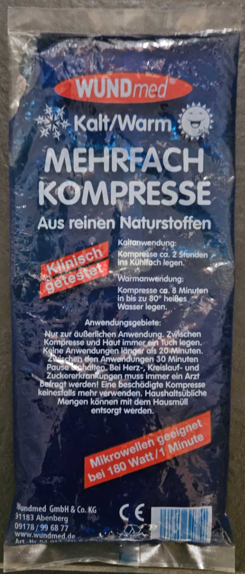 Kalt/Warm Mehrfachkompresse - Wundmed