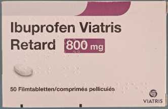 Ibuprofen Viatris Retard 800 mg (Ibuprofen 800 mg) - Viatris