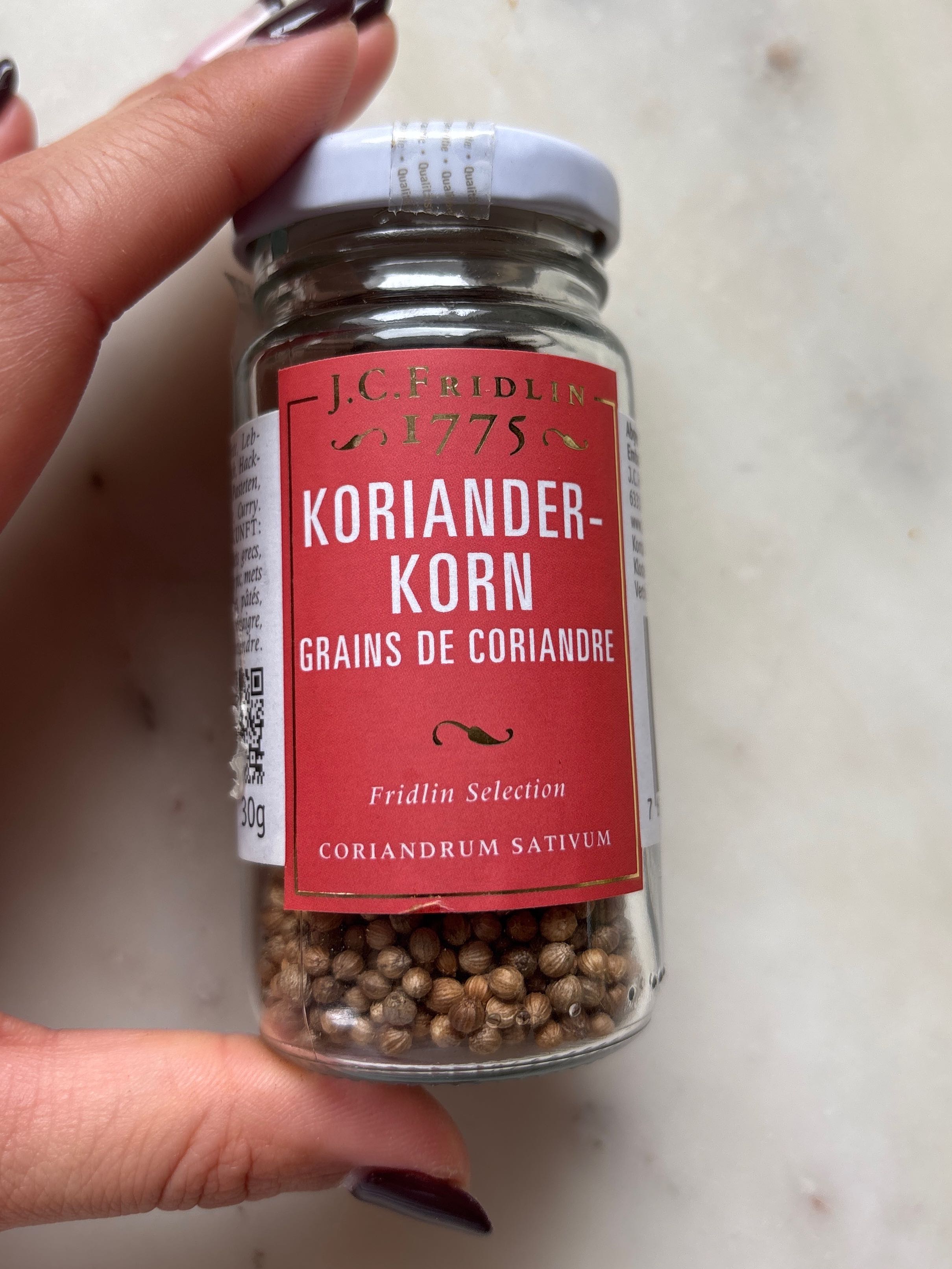 Koriander korn