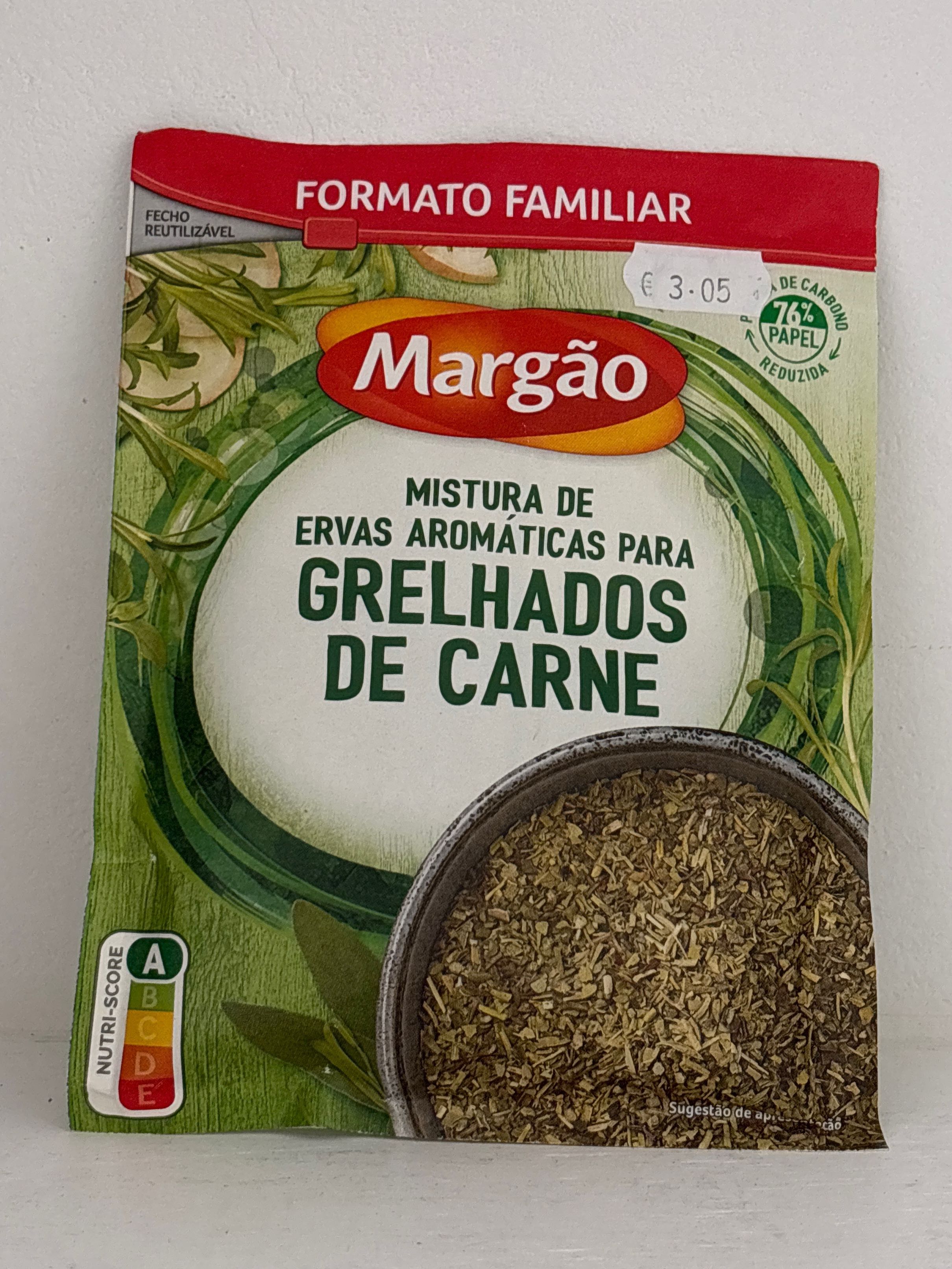 mixture of aromatic herbs and spices for grilled meat