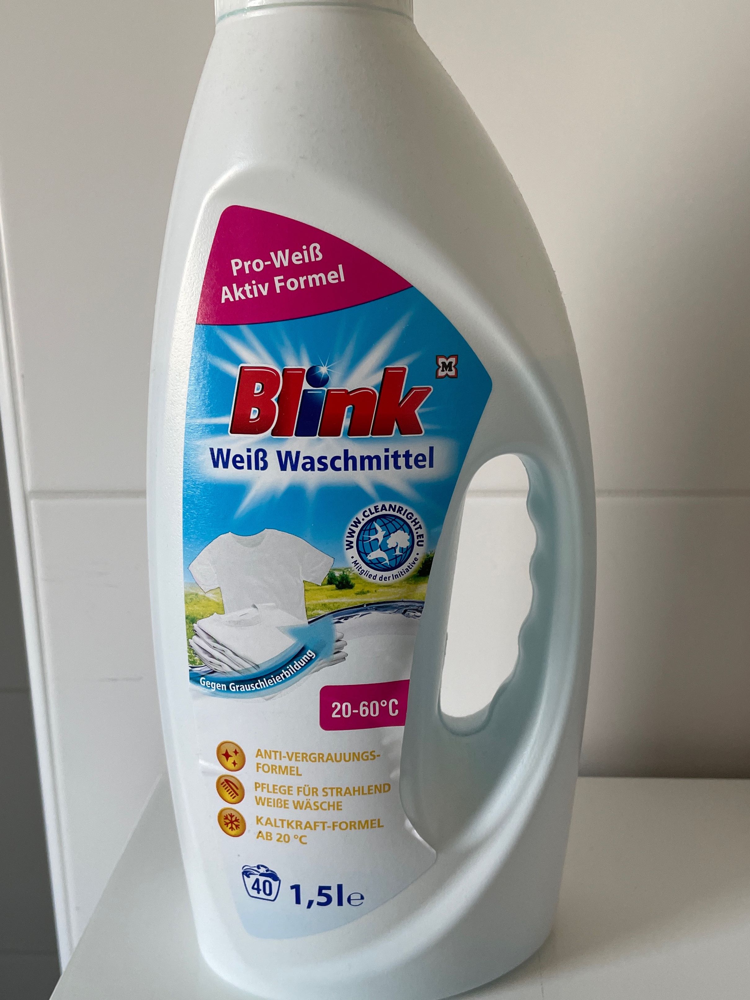 Weiß Waschmittel