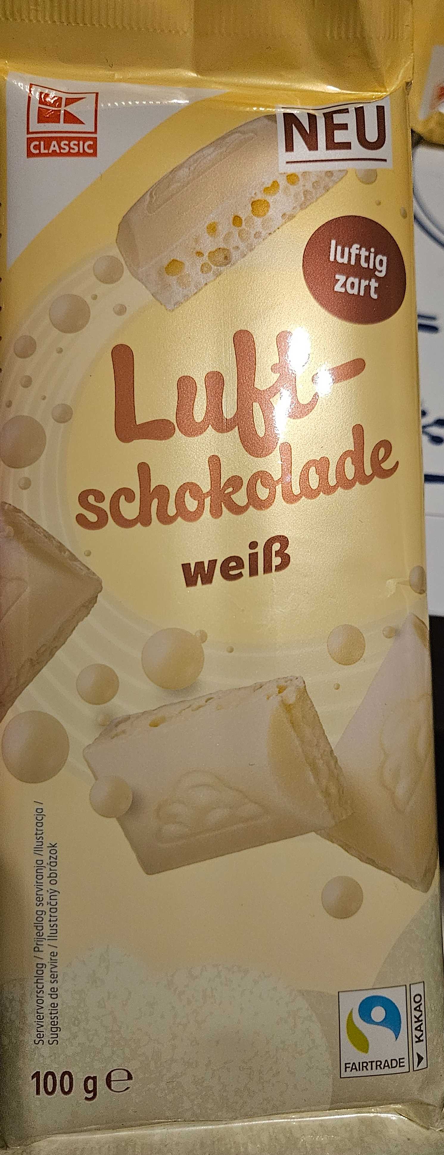 Luftschokolade weiß