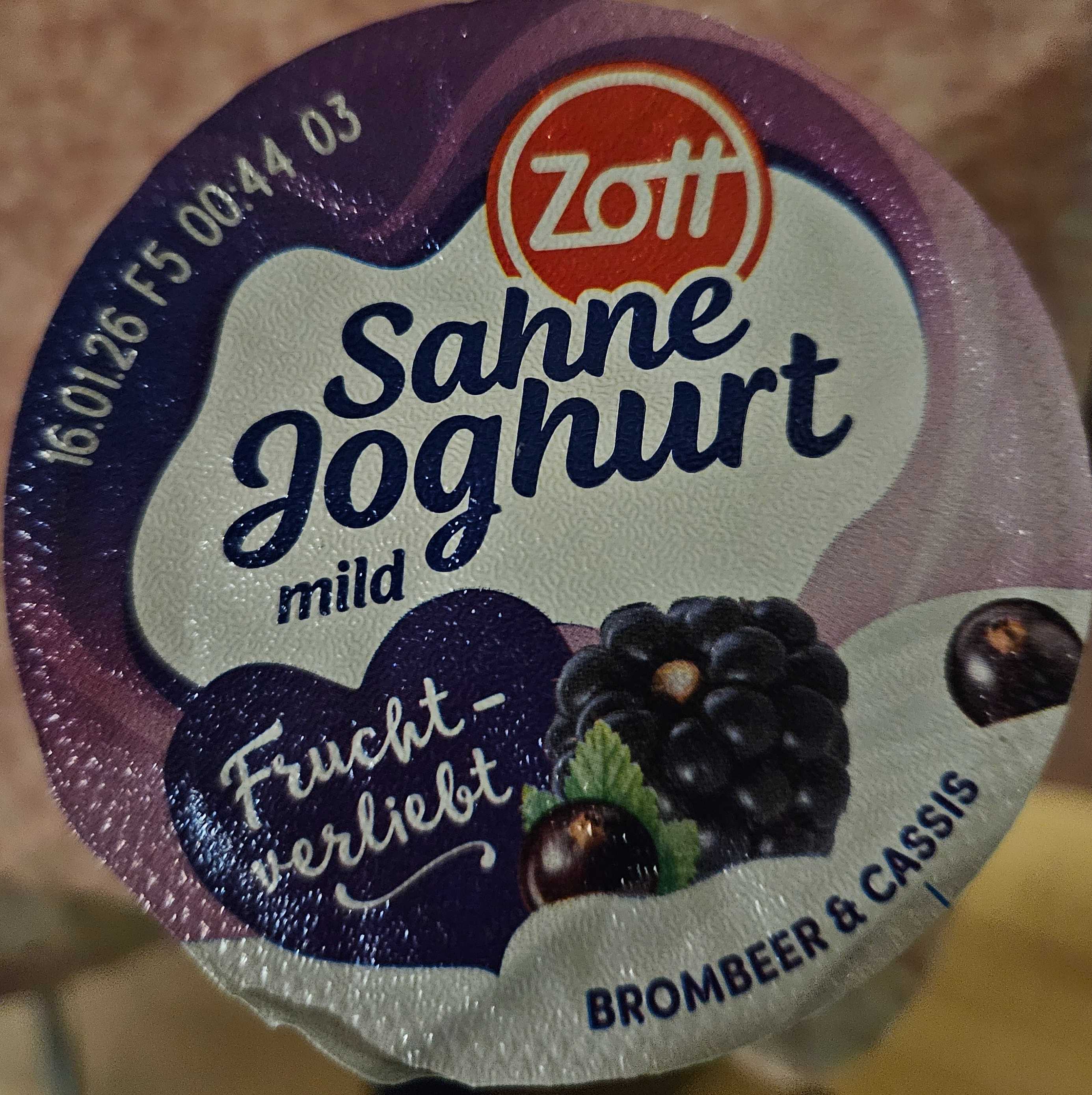 Sahnejoghurt Brombeer&Cassis