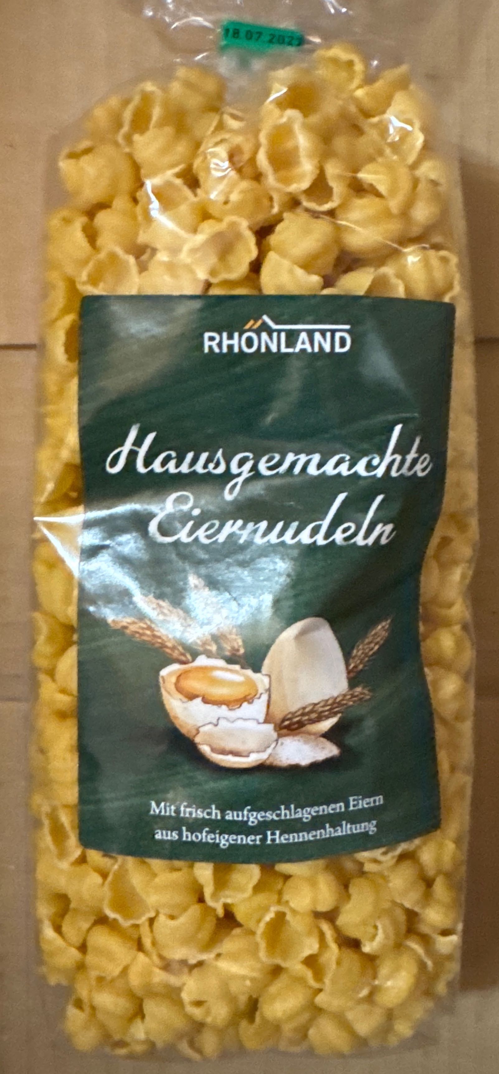 Hausgemachte Eiernudeln