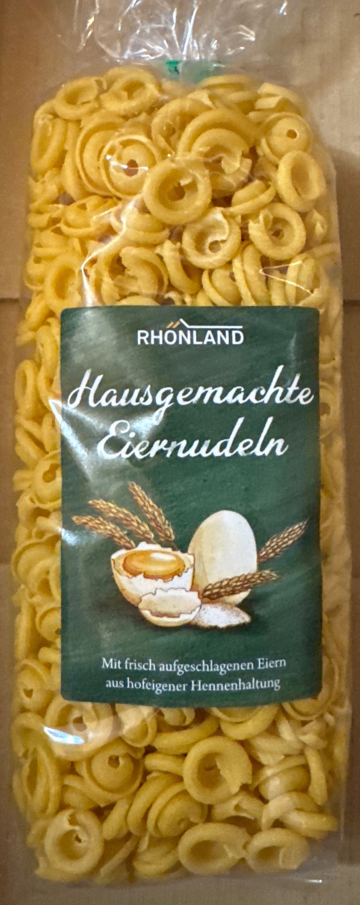 Hausgemachte Eiernudeln