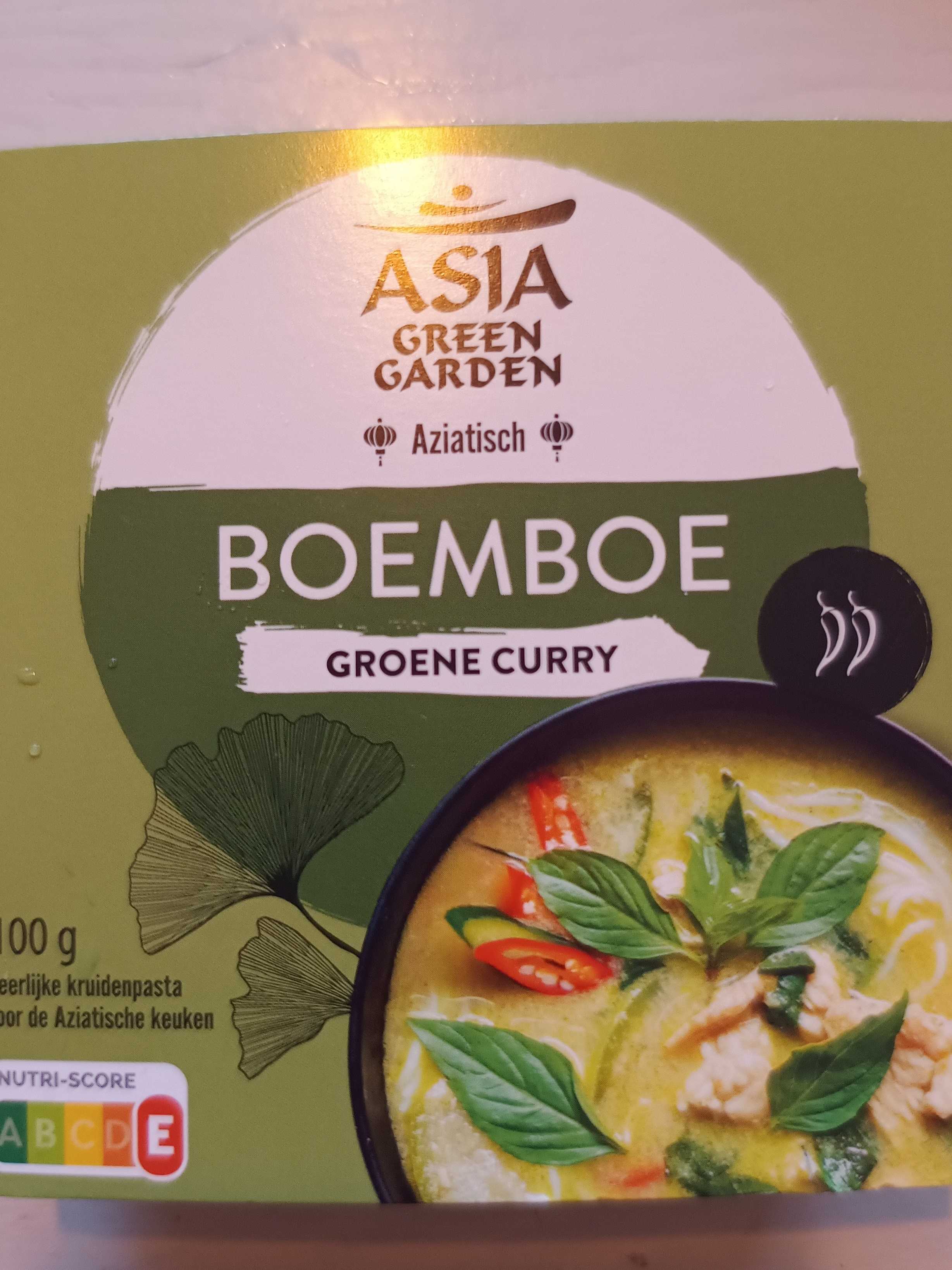 Boemboe groene curry