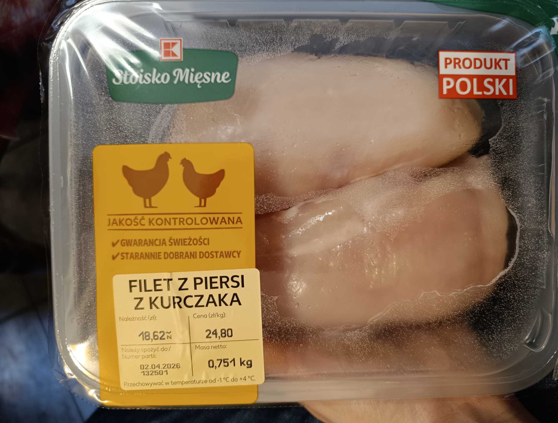 Filet z piersi kurczaka