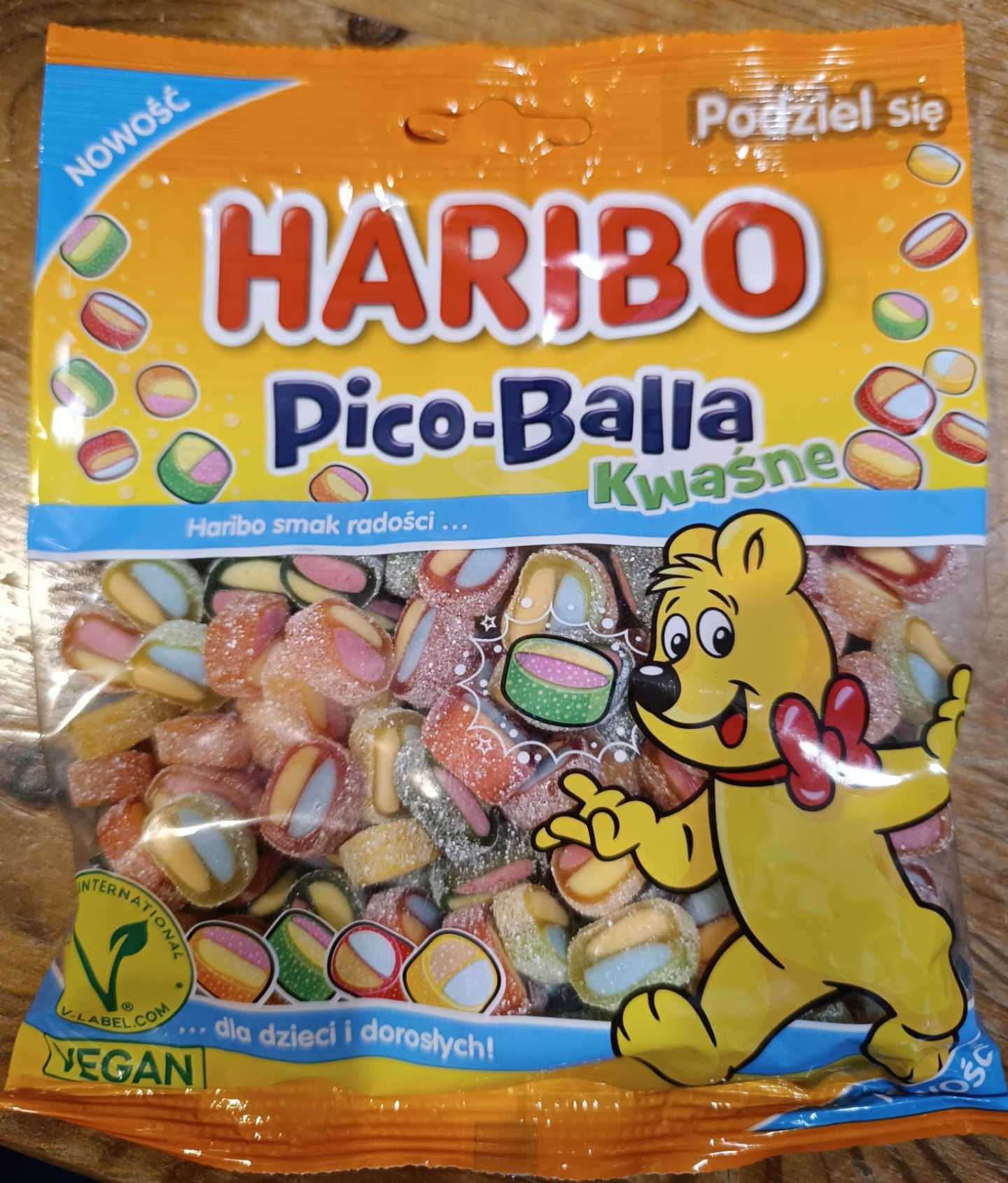 Żelki Haribo pico-balla kwaśne