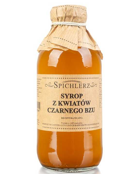 Syrop z kwiatów czarnego bzu
