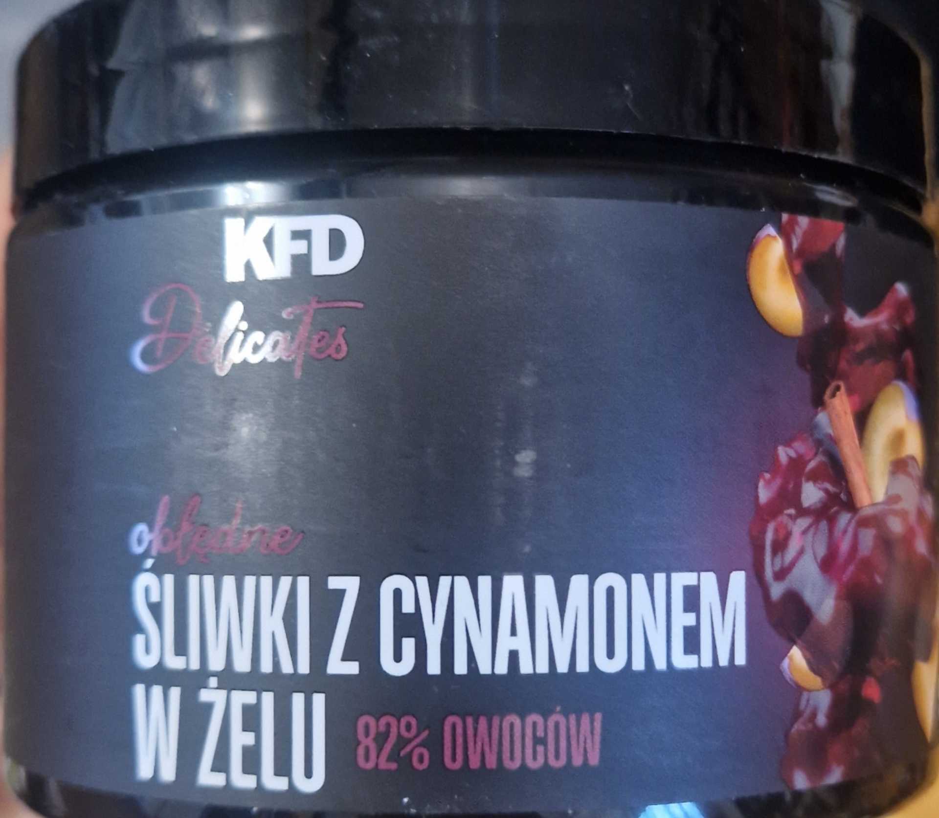 Śliwki z cynamonem w żelu