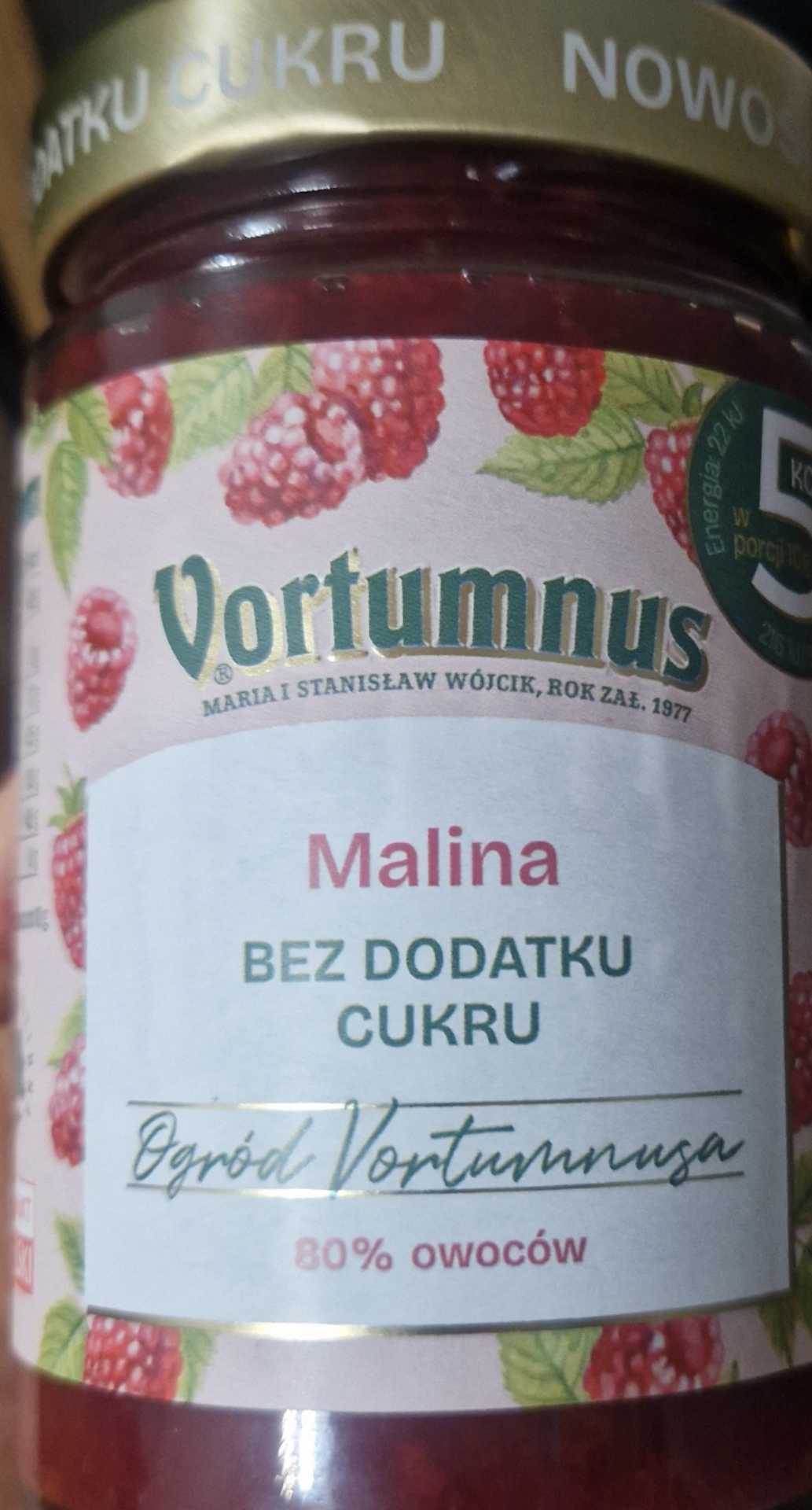 Dżem malinowy bez dodatku cukru