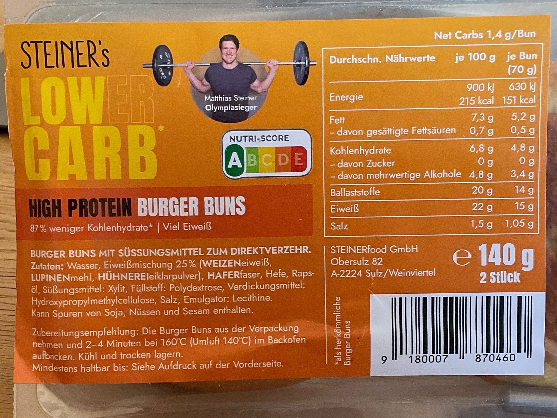 Steiner`s Burger Buns