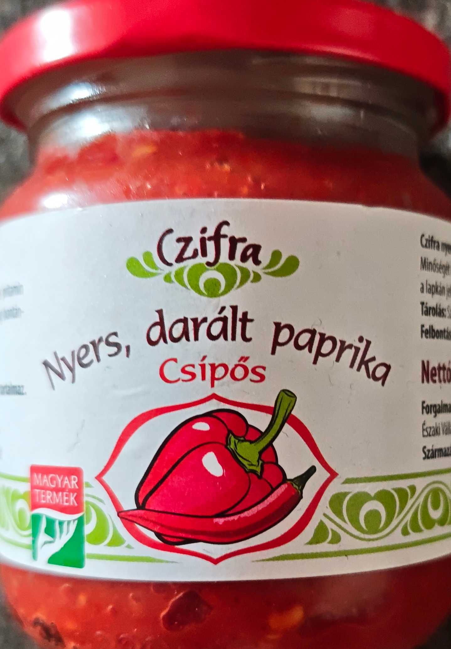 Nyers, darált Paprika 