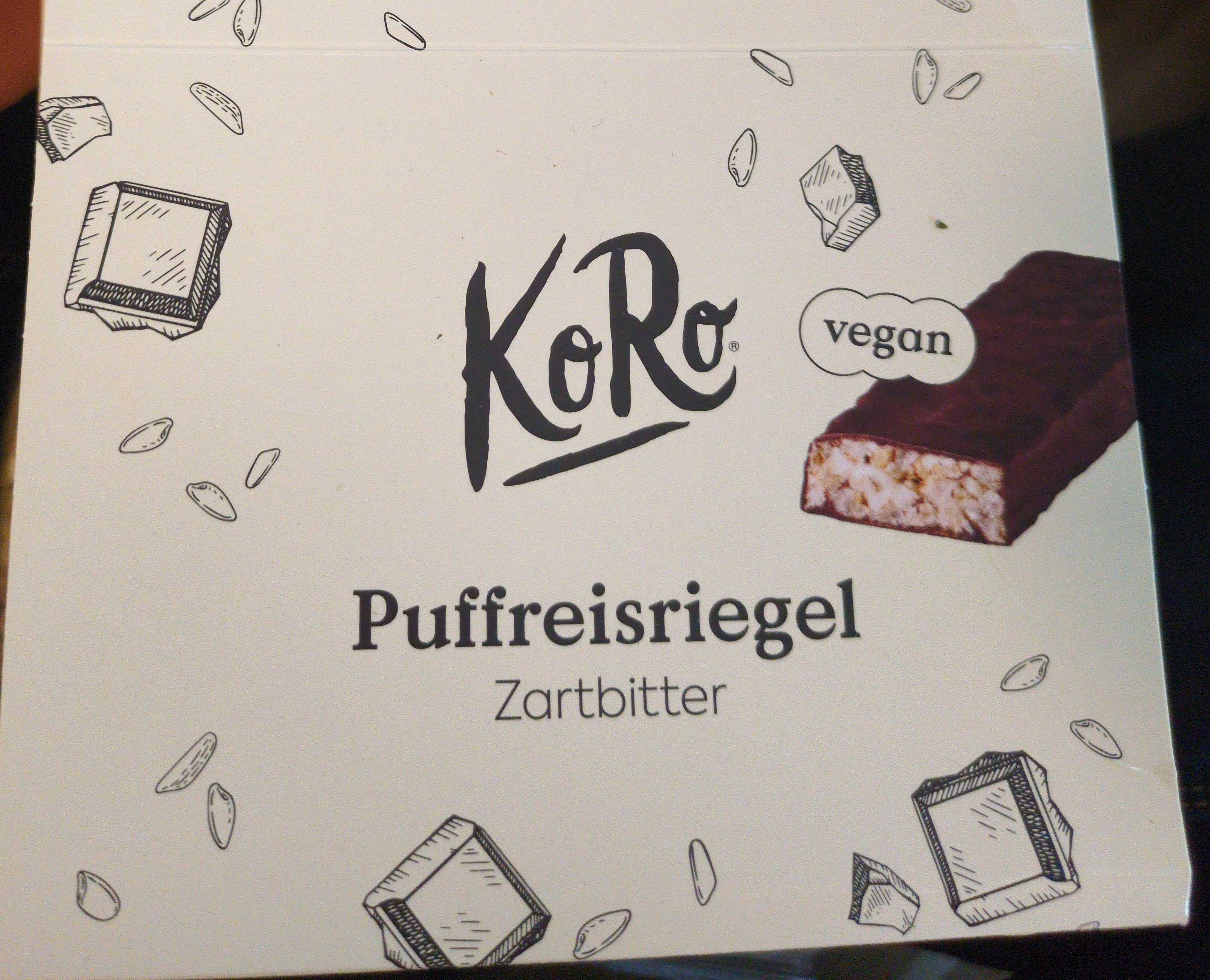 Puffreisriegel Zartbitter