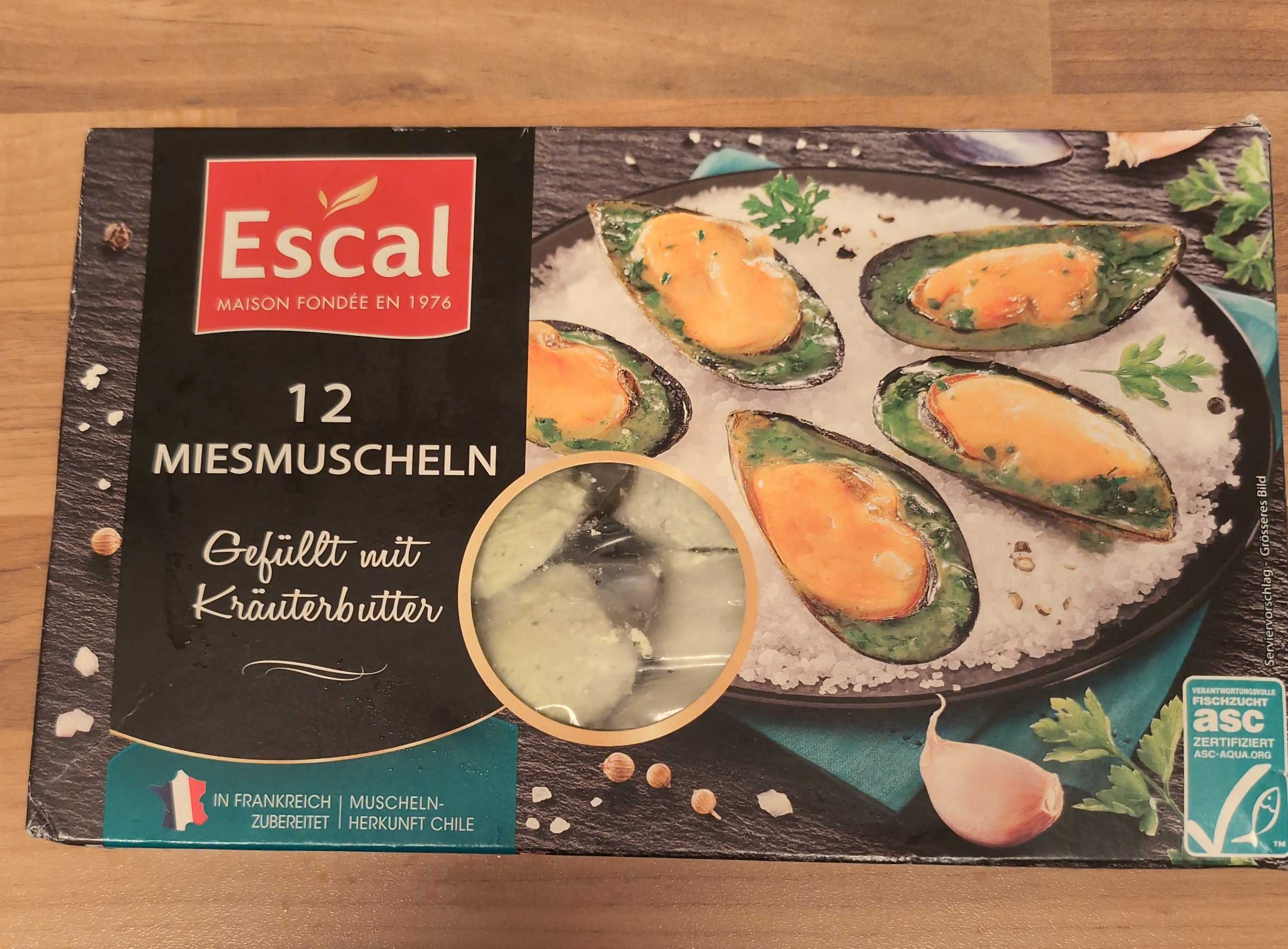 Miesmuscheln mit Kräuterbutte