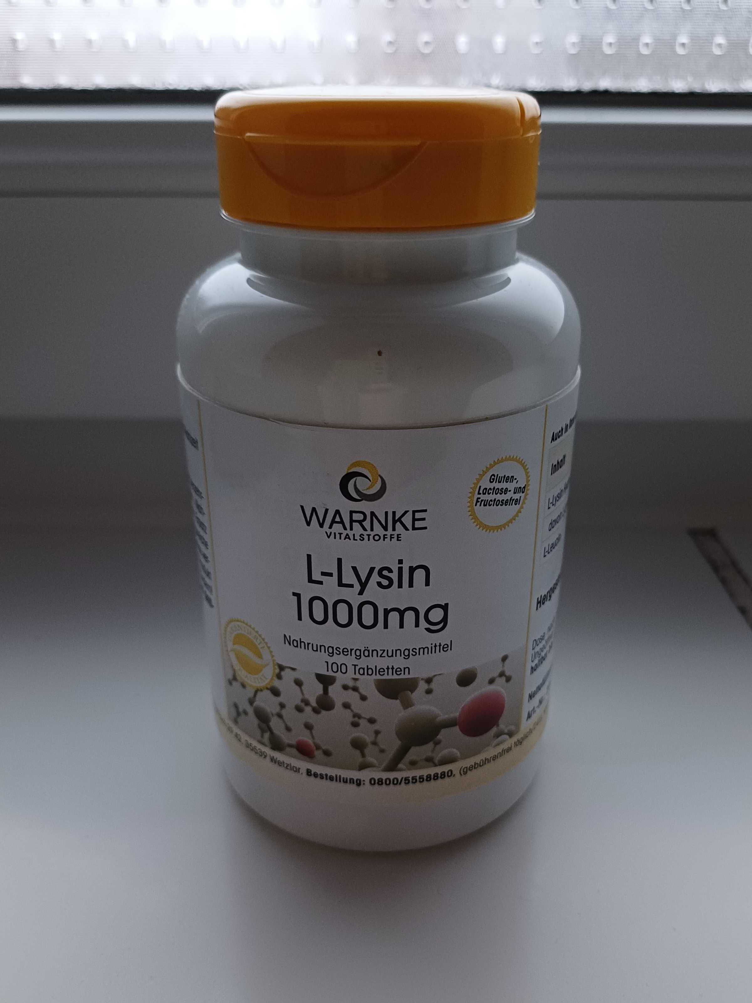 L-Lysin 1000mg