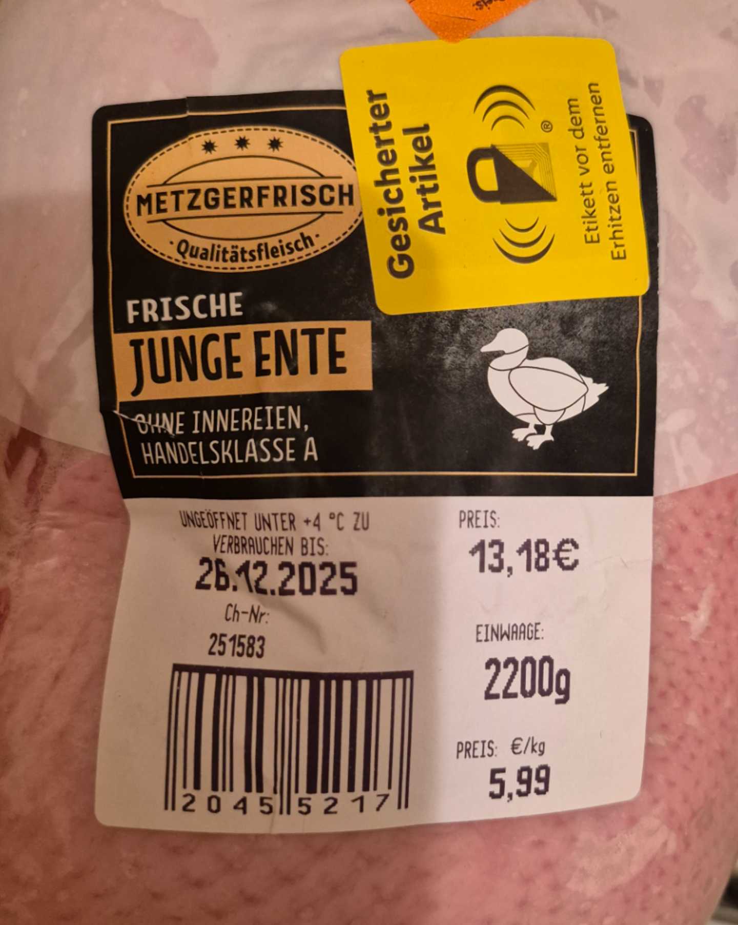 Junge Ente 2,2 kg