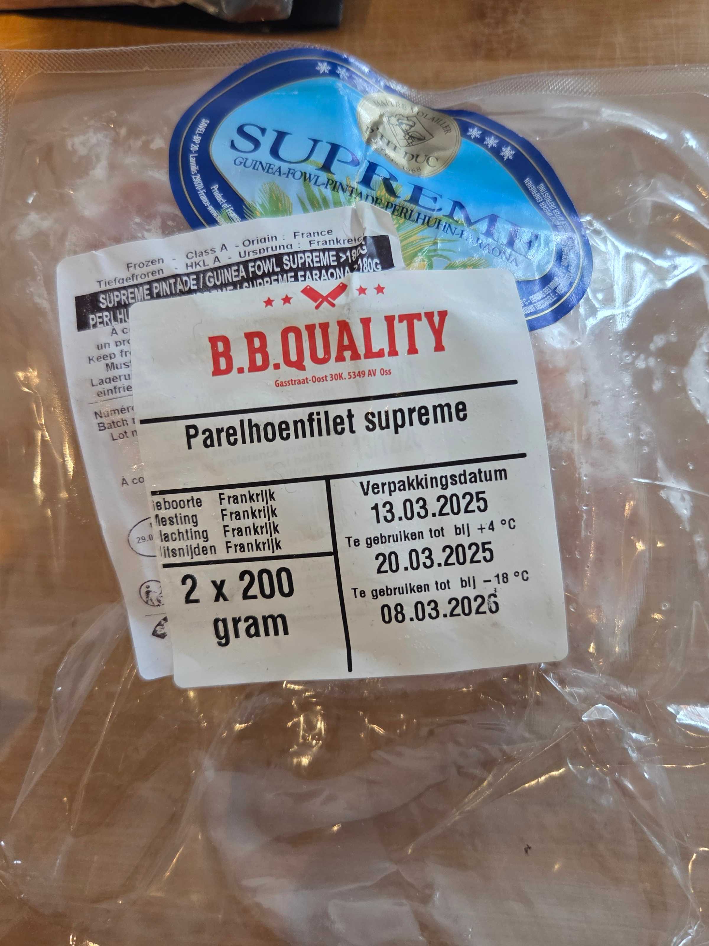 Parelhoenfilet supreme