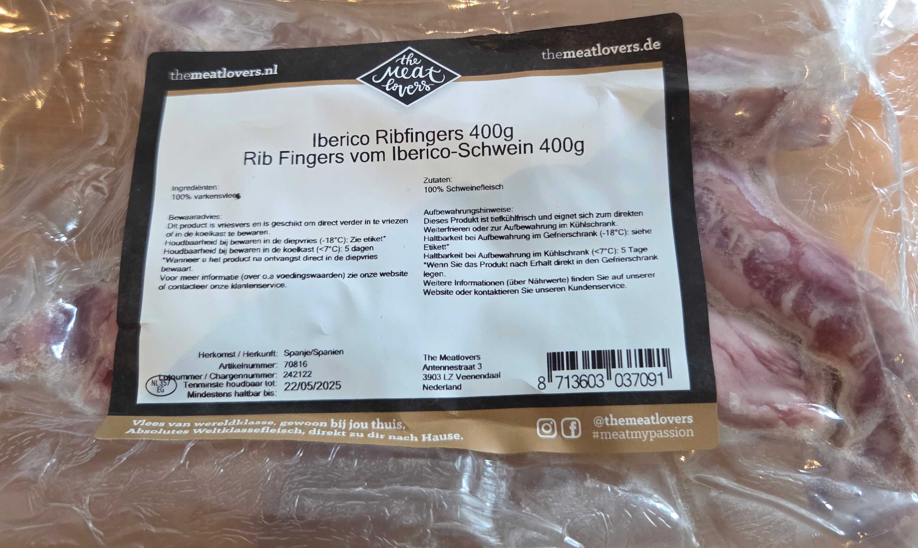 Iberico ribfingers