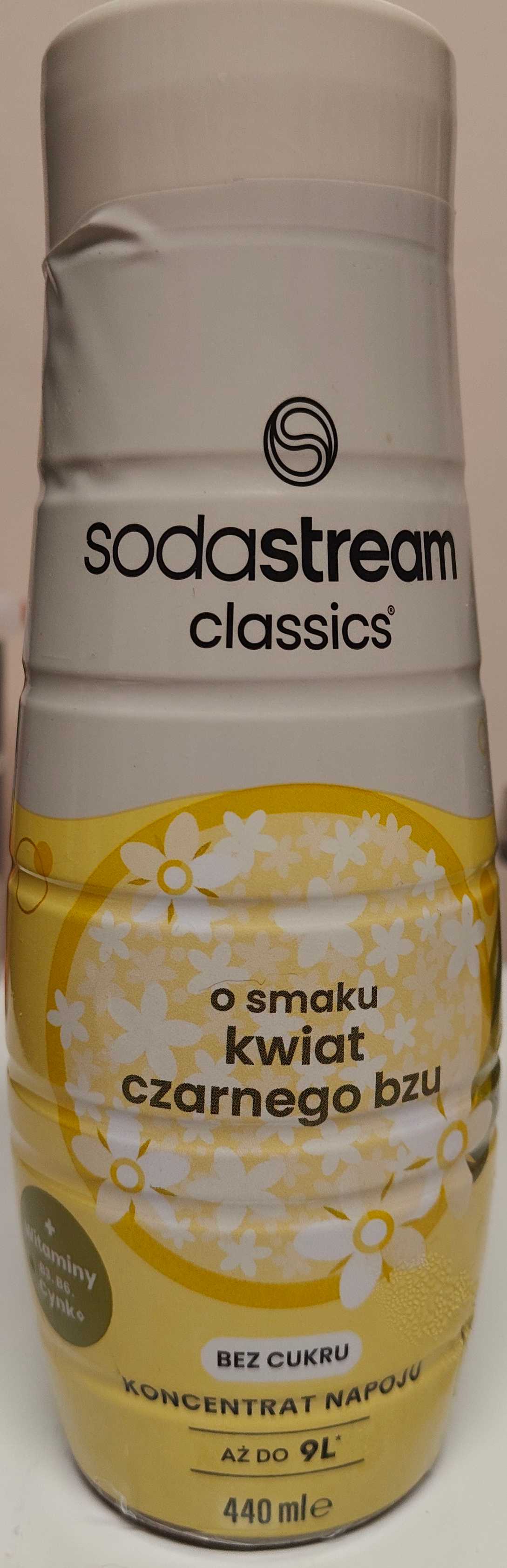 SodaStream classic o smaku kwiatu czarnego bzu