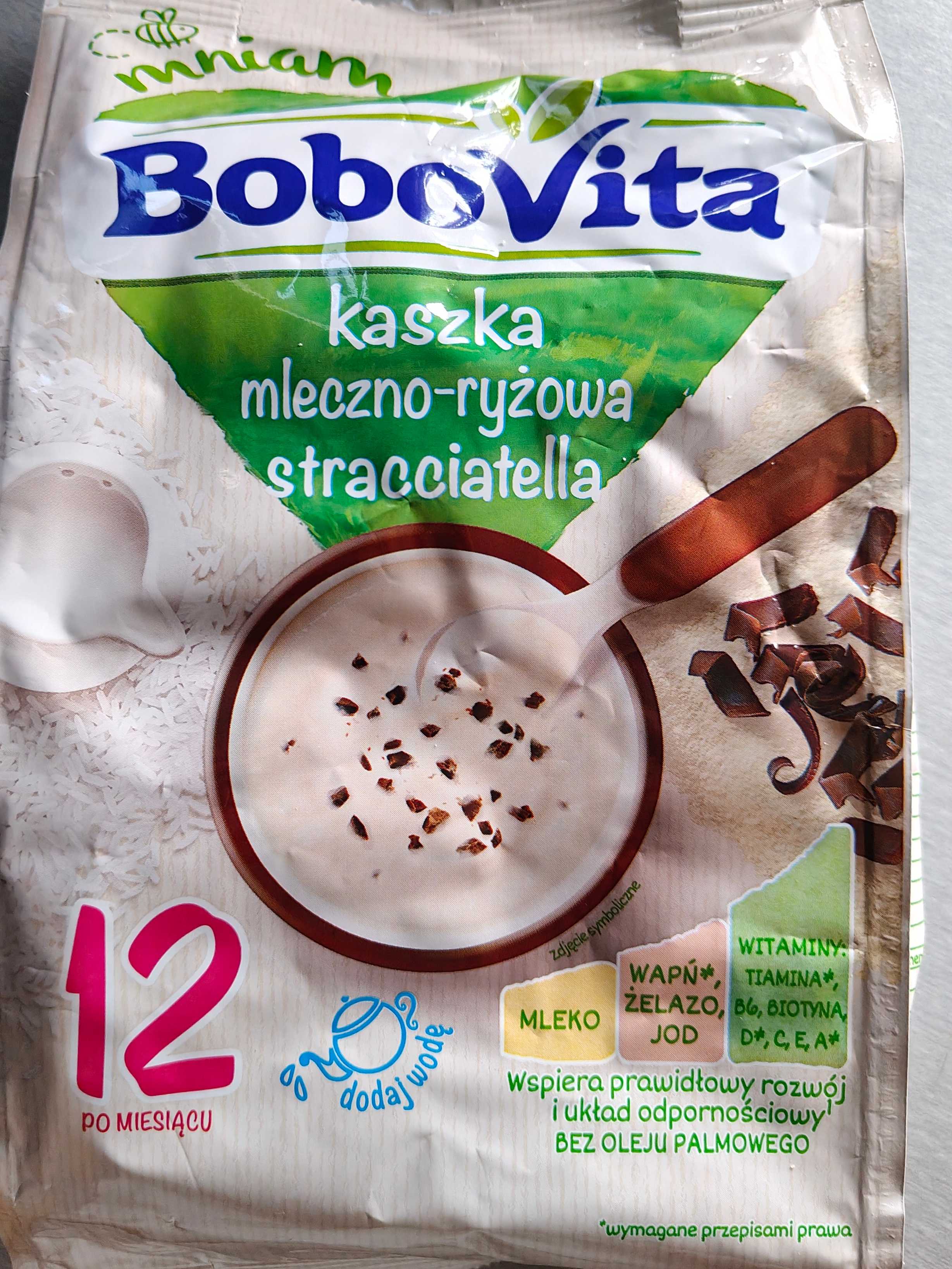 Kaszka mleczno-ryżowa stracciatella