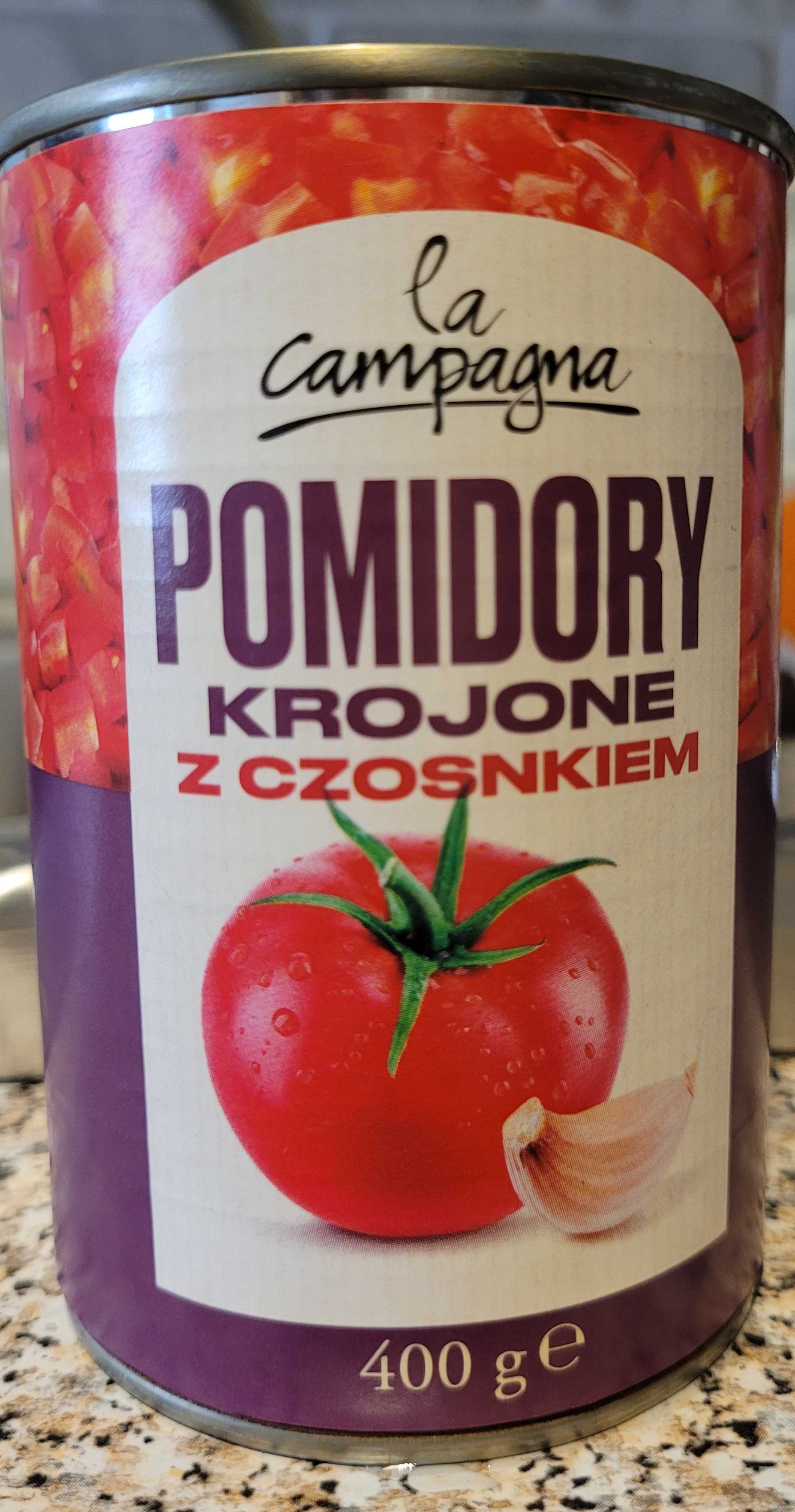 Pomidory Krojone z czosnkiem 