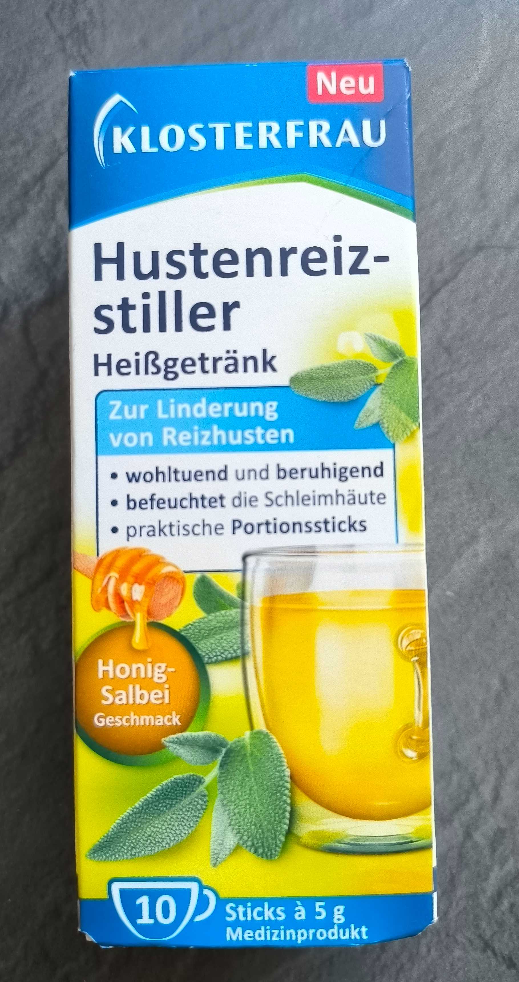Hustenreizstiller Heißgetränk 