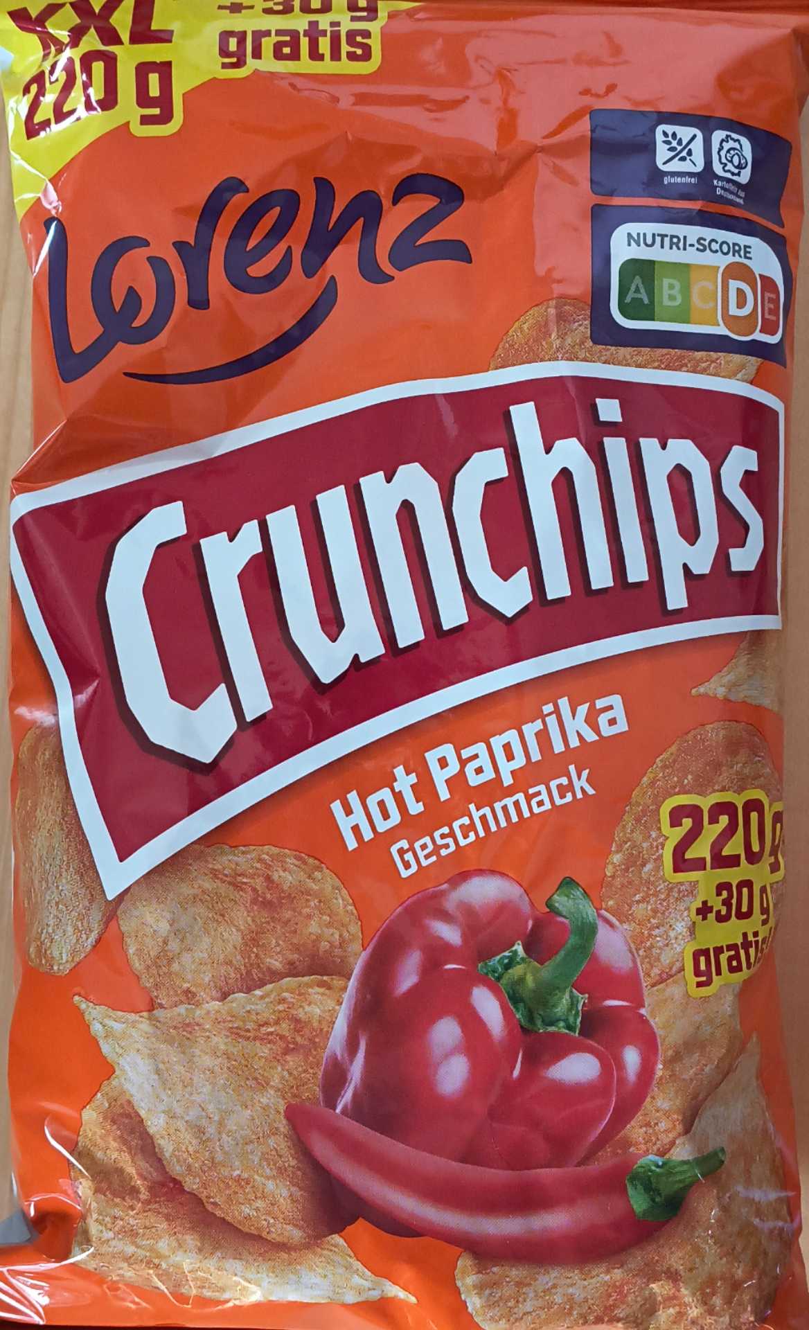 Crunchips Hot Paprika
