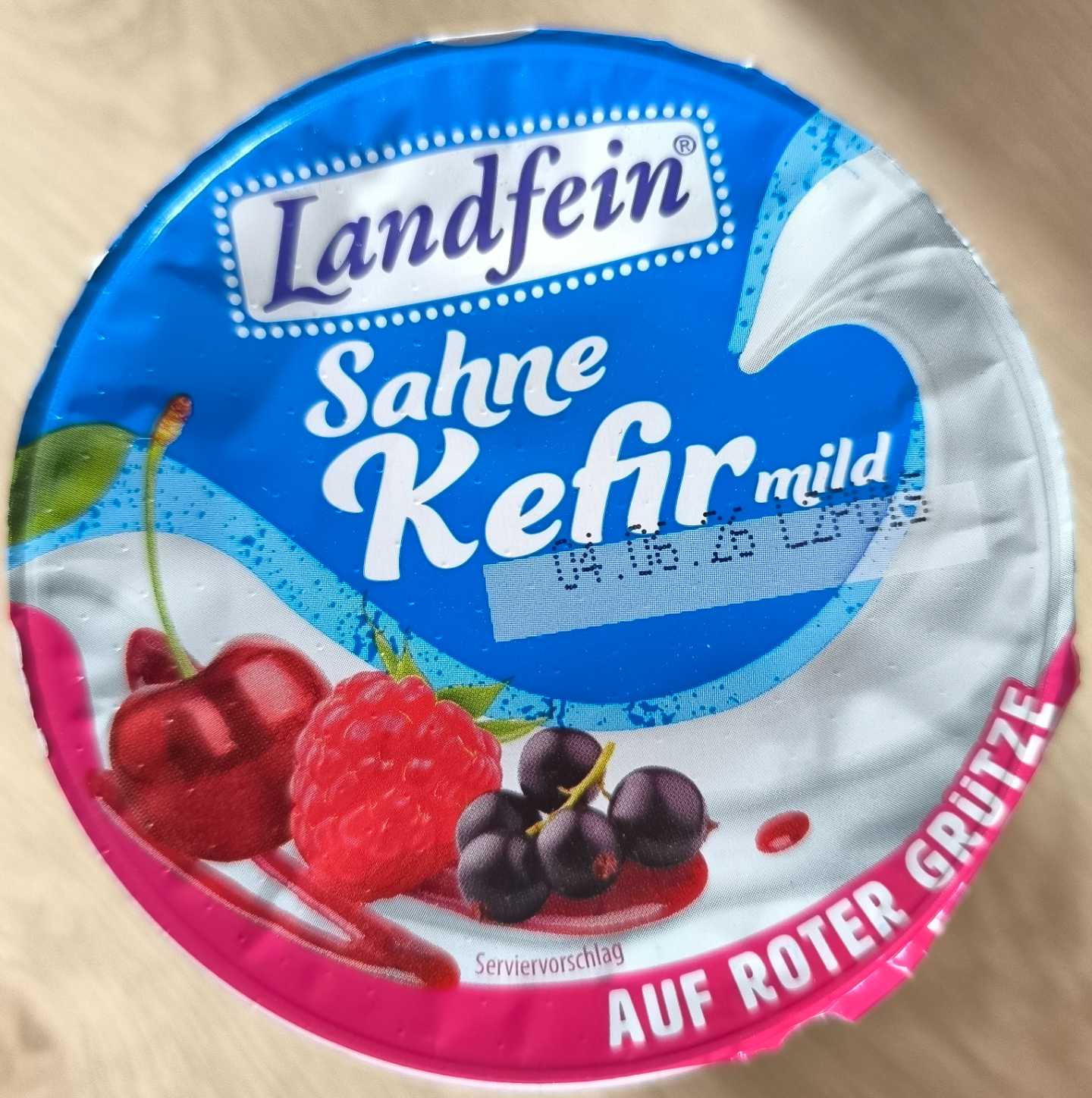 Sahne Kefir mild Rote Grütze