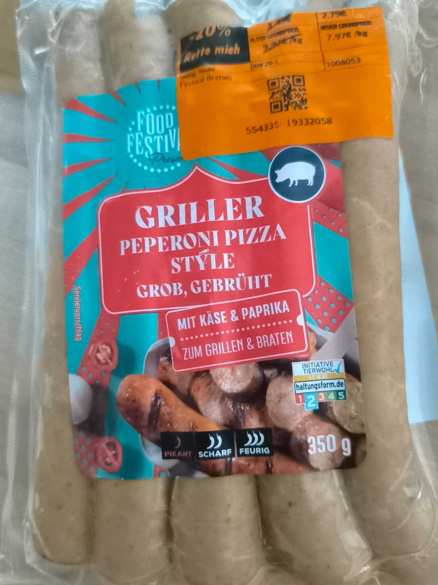 Griller Pepperonie Pizza Style