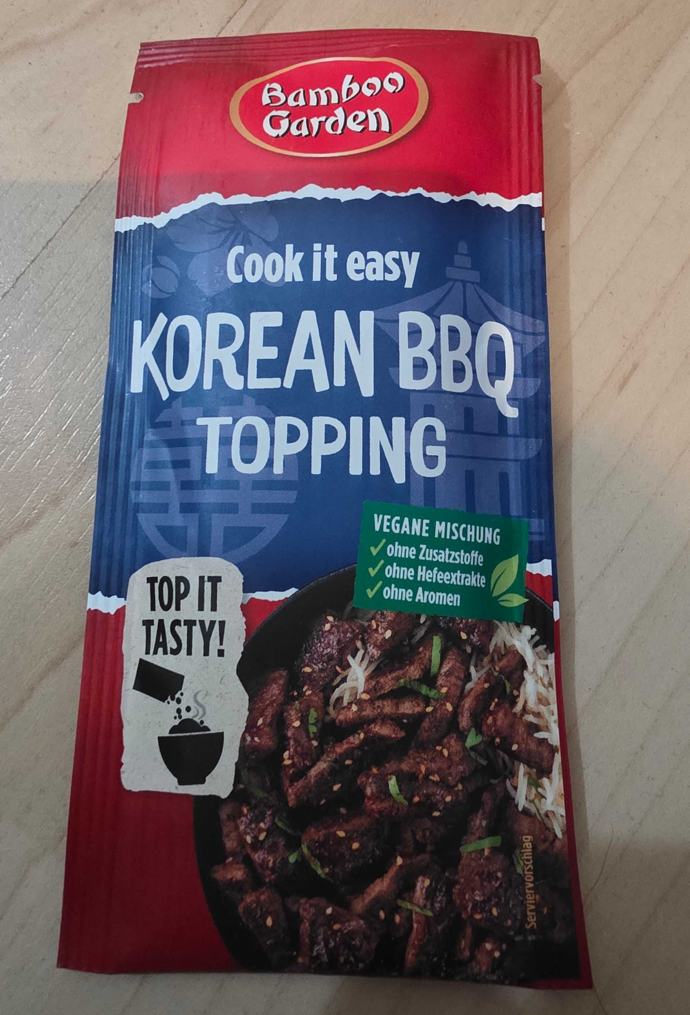 Korean BBQ Topping