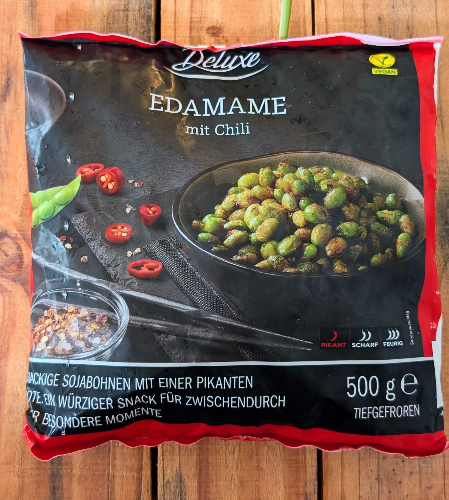 Edamame mit Chili
